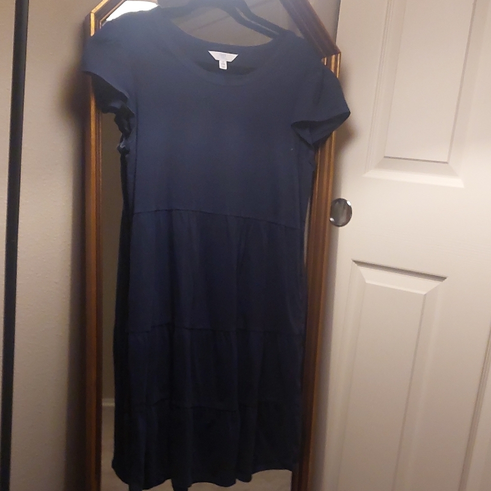 Time and Tru Dark Blue Dress